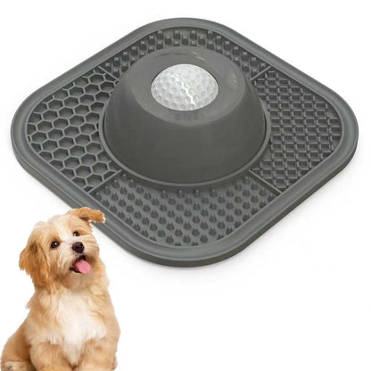 Pawlove Slow Feeder Dog Bowls for Liquid Treat, Anti-Slip【Entertained Ball-In】 Bone Broth Dog Lick Bowl, 3/4 Cup Yogurt Pup Lick Toy for Large Medium Small Breeds Dietary Supplement/Post-Op Nutrition Pet Stuff Dogaccessories #Summervibes #Petlovers
