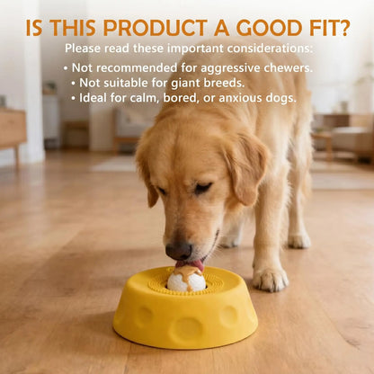 Free Gift,Buy 1 Get 1-Pawpace Multi Purpose Dog Bowl,Dog Liquid Slow Feeder,Lick Bowl with Ball ,Oral Hygiene & Tongue Cleaning,8 Suction Cups,No Mess Liquid Treat Enrichment Bowl for Dogs,