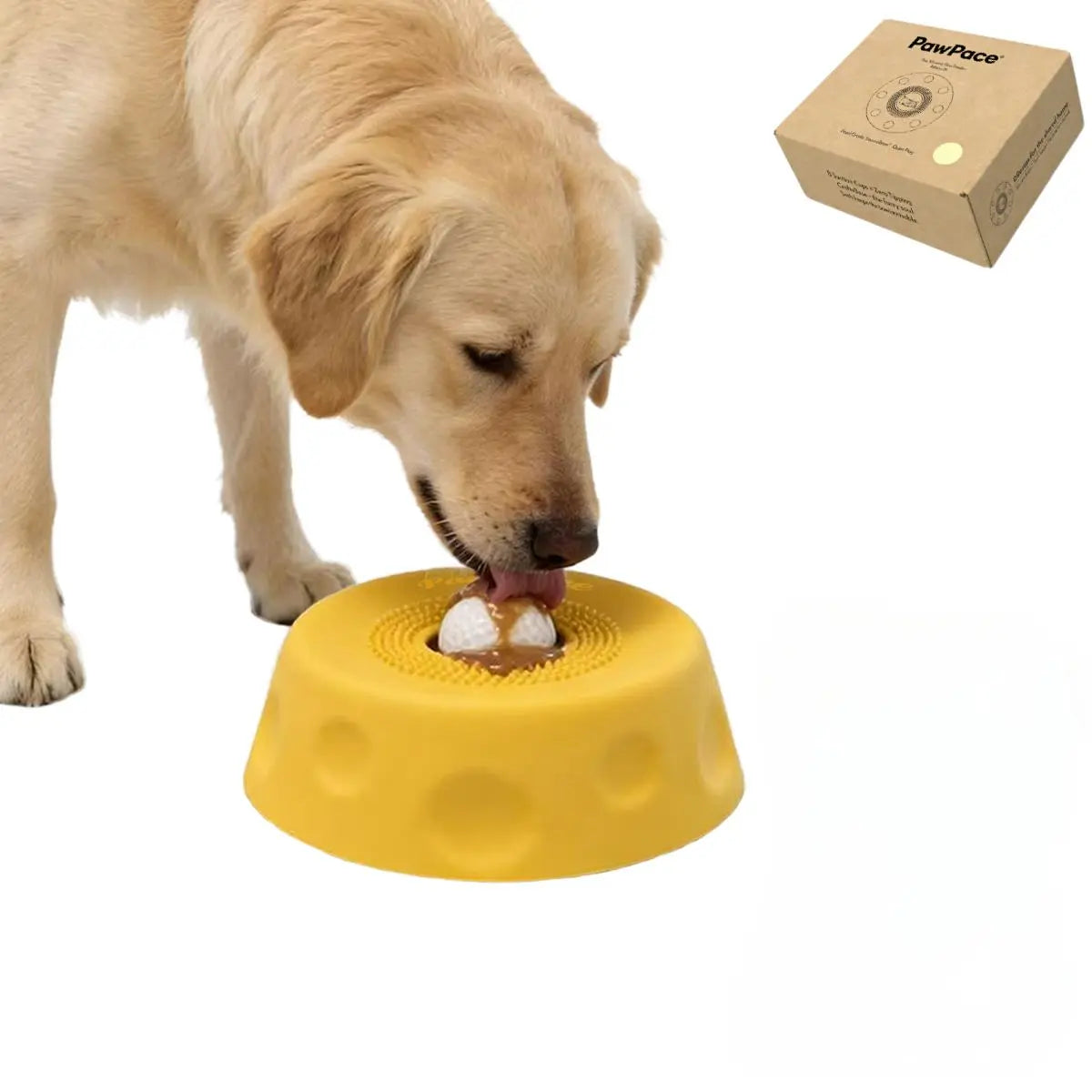 Free Gift,Buy 1 Get 1-Pawpace Multi Purpose Dog Bowl,Dog Liquid Slow Feeder,Lick Bowl with Ball ,Oral Hygiene & Tongue Cleaning,8 Suction Cups,No Mess Liquid Treat Enrichment Bowl for Dogs,